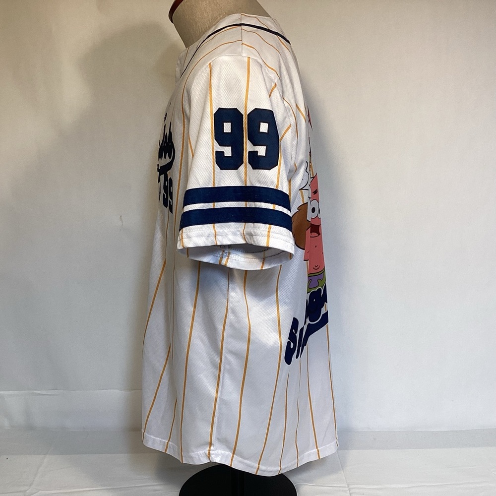 SpongeBob SquarePants Baseball Jersey Men’s size Large - Picture 4 of 11